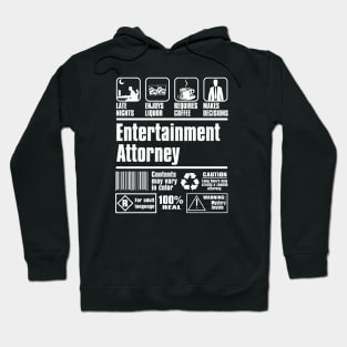 Entertainment Attorney by Basement Mastermind Hoodie